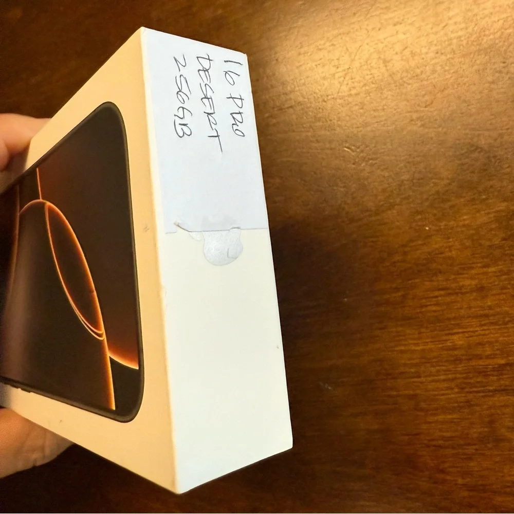 EMPTY Apple iPhone 16 Pro Desert Box